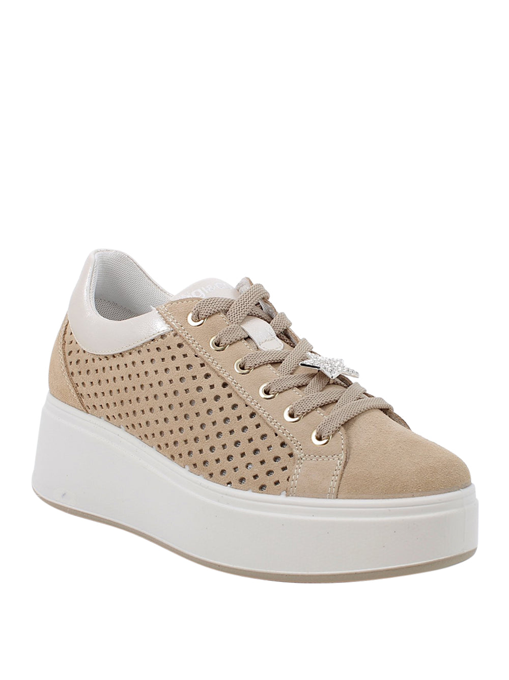 IGI&CO Sneakers con zeppa Donna - Avorio modello 1146922