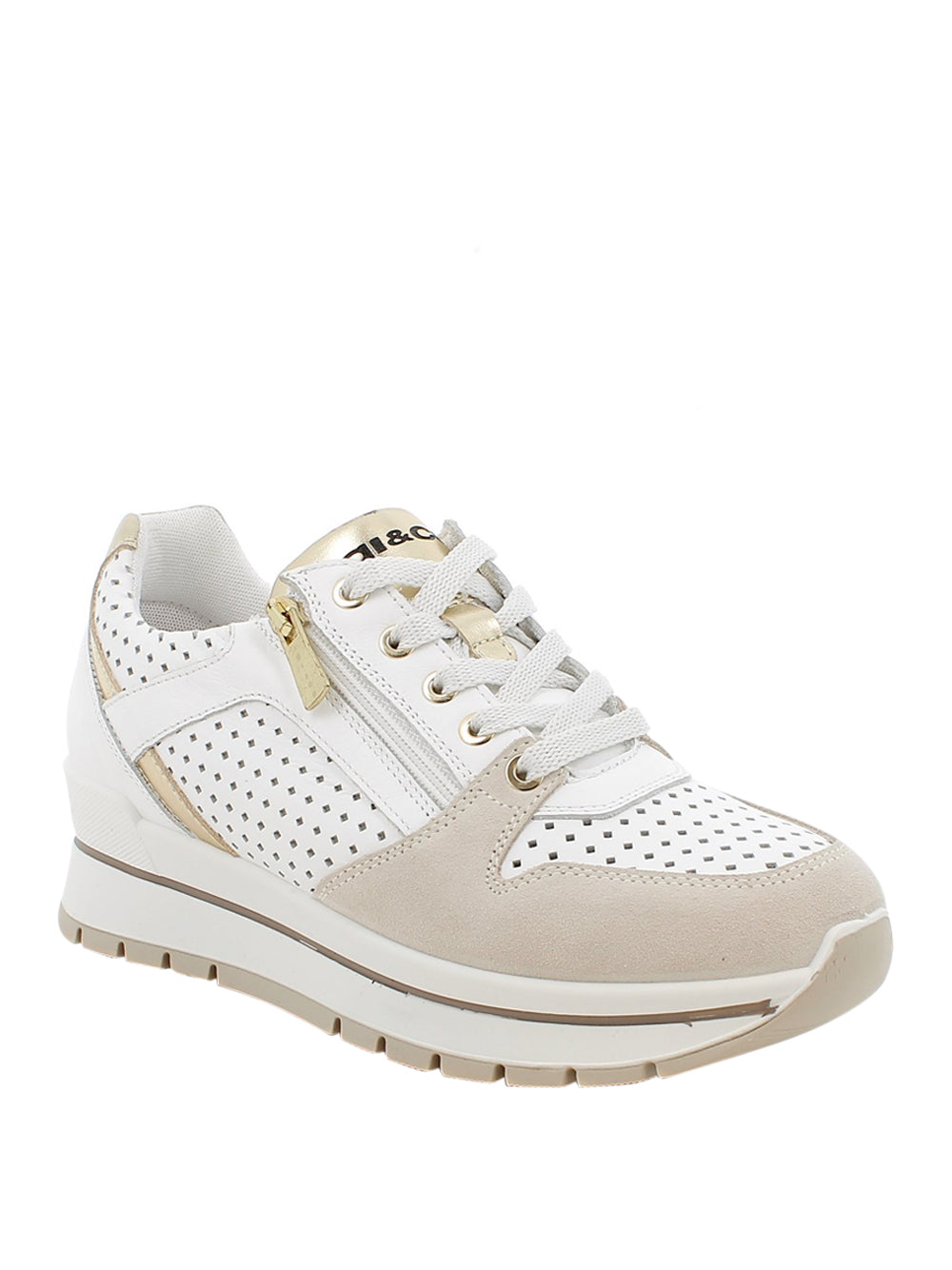 IGI&CO Sneakers con zip Donna - Bianco modello 1156033