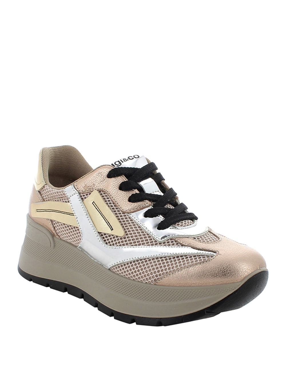 IGI&CO Sneakers con zeppa Donna - Beige modello 1156911