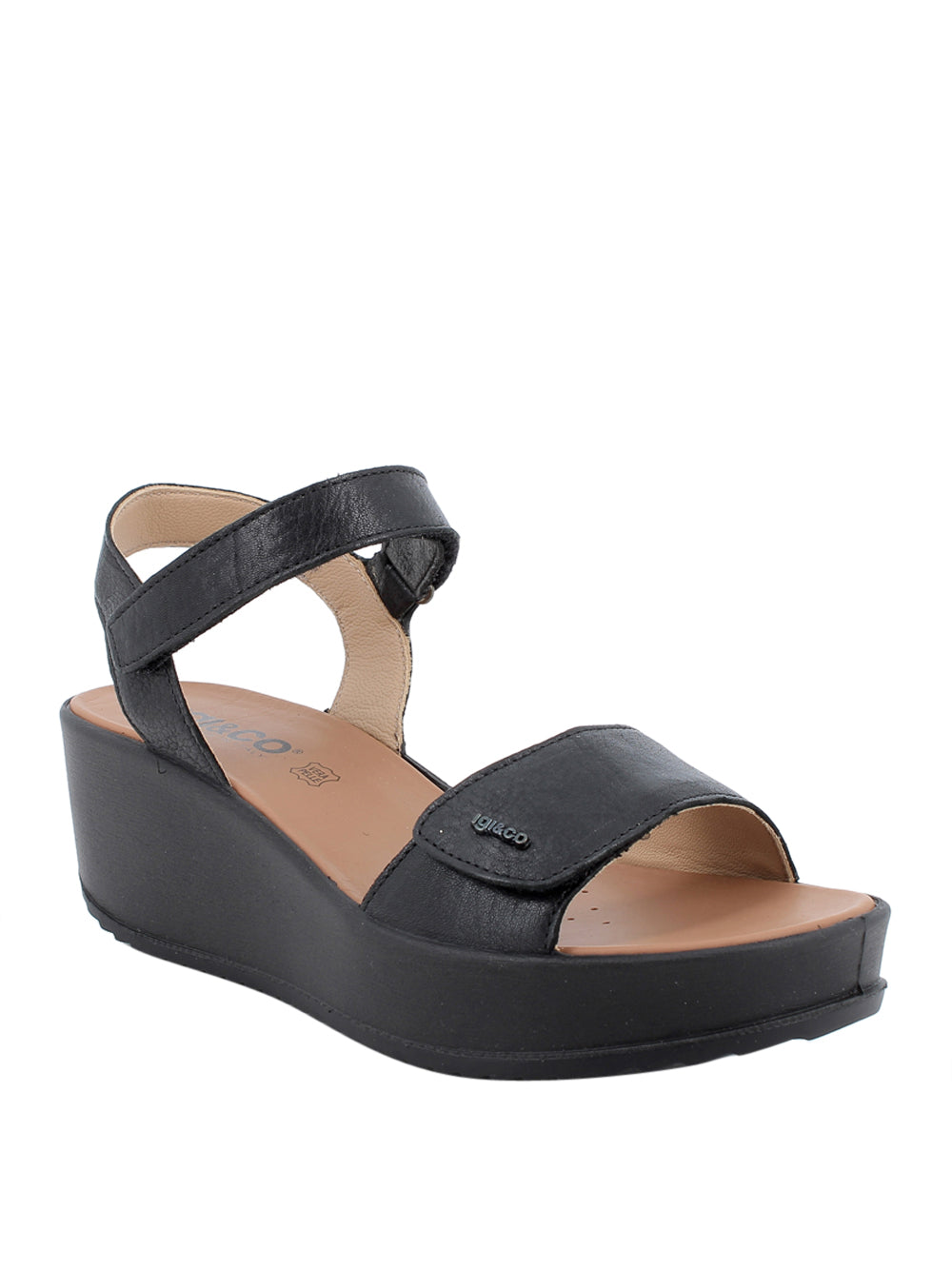 IGI&CO Sandali con zeppa Donna - Nero modello 1161600