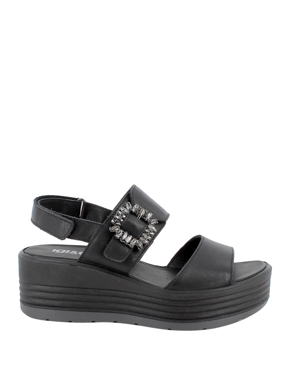 IGI&CO Sandali con zeppa Donna - Nero modello 1164500