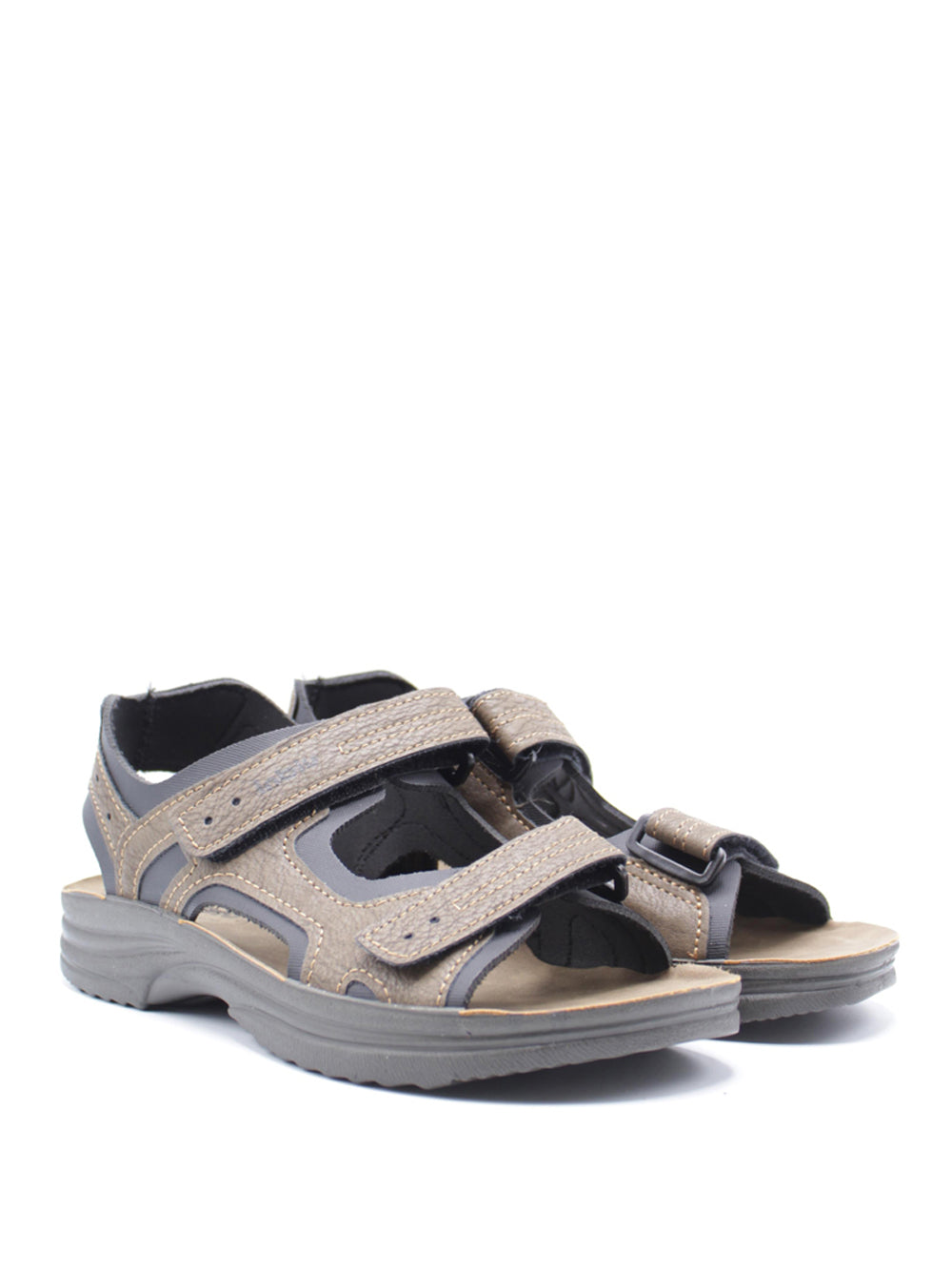 INBLU Sandali con strappi Uomo - Marrone modello RY29SC543