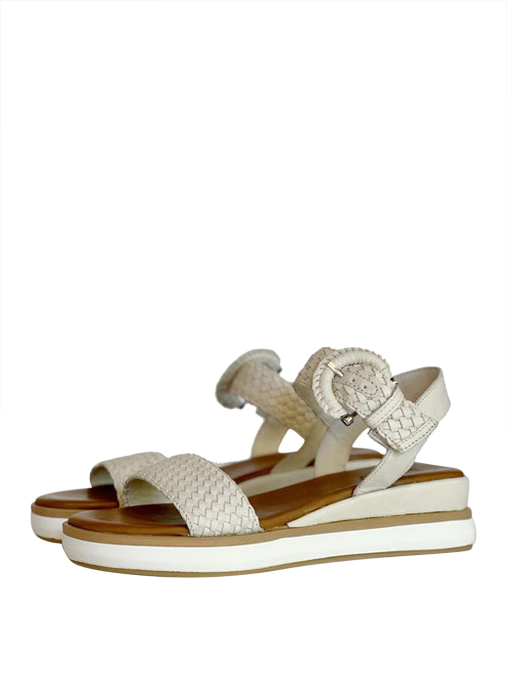 INUOVO Sandali con zeppa Donna - Crema modello SS26113031