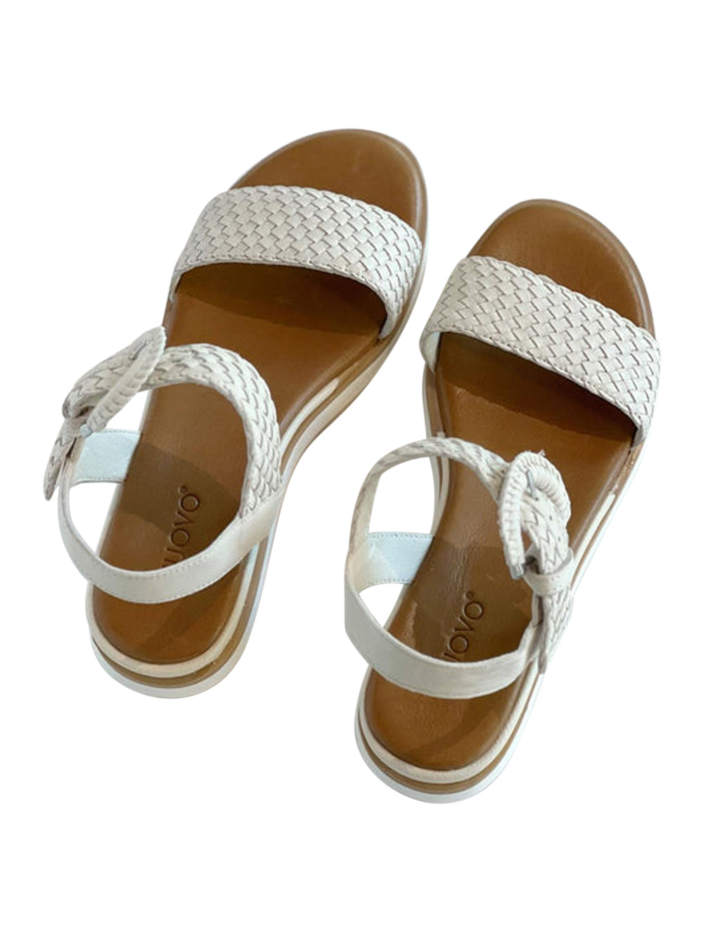 INUOVO Sandali con zeppa Donna - Crema modello SS26113031