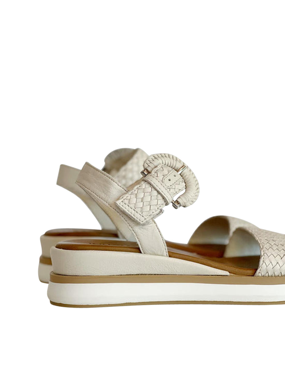 INUOVO Sandali con zeppa Donna - Crema modello SS26113031