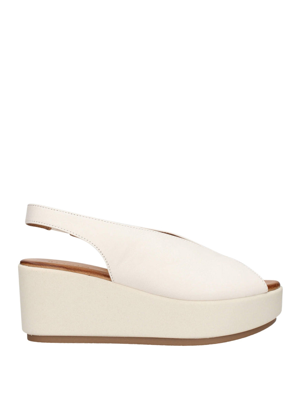 INUOVO Sandali con zeppa Donna - Crema modello SS26123133