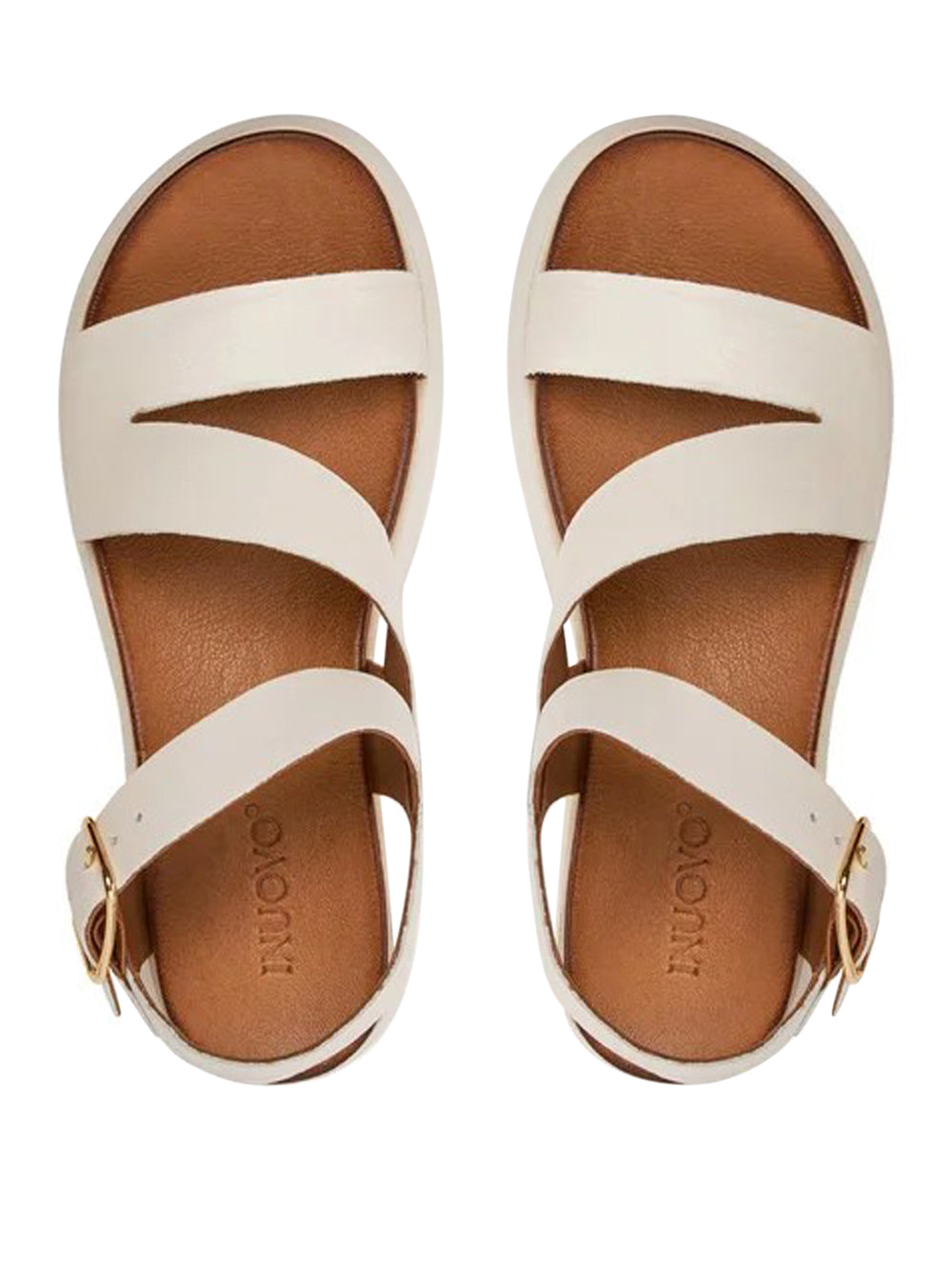 INUOVO Sandali platform Donna - Crema modello SS26A96001