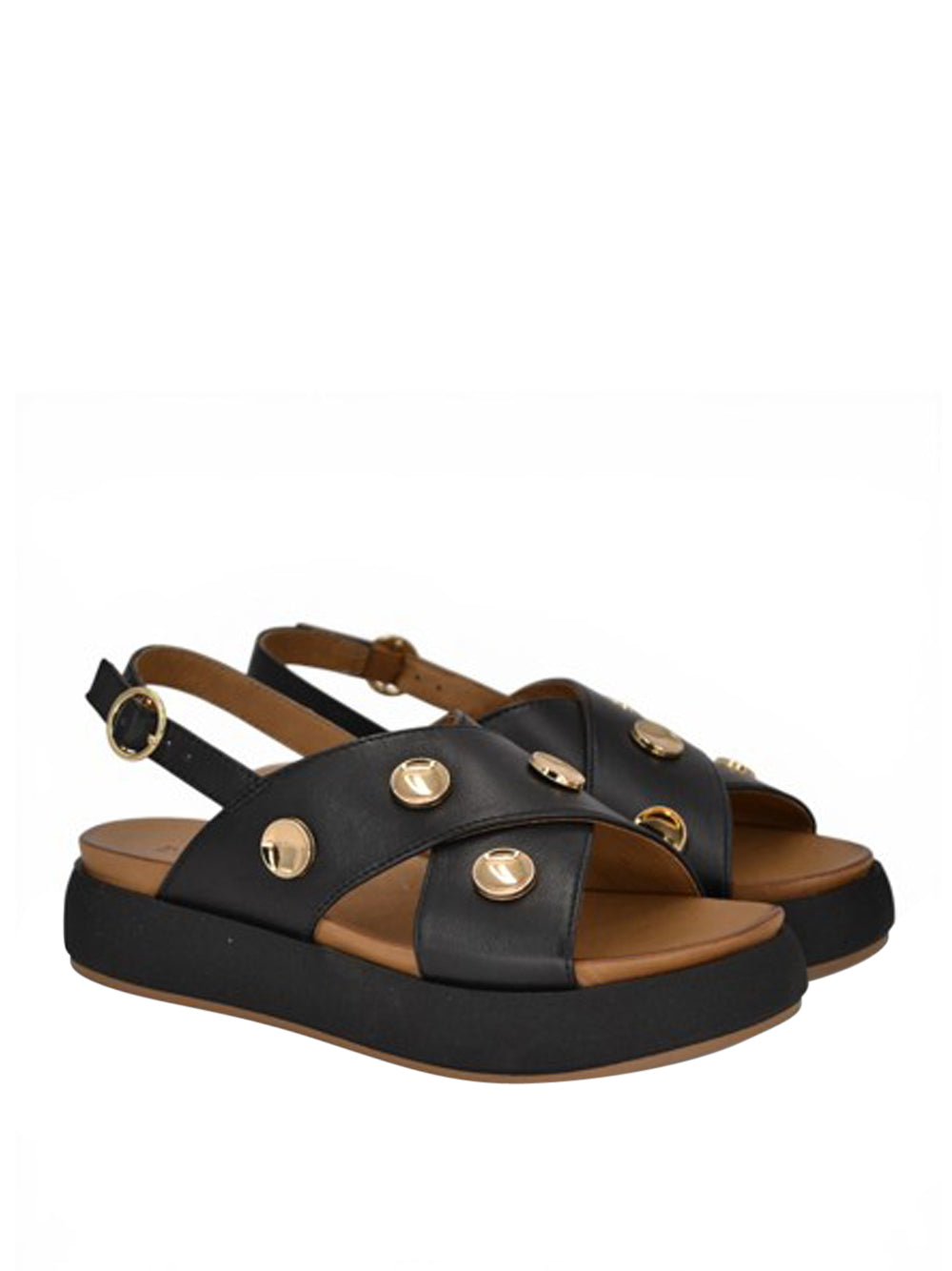 INUOVO Sandali con borchie Donna - Nero modello SS26A96062