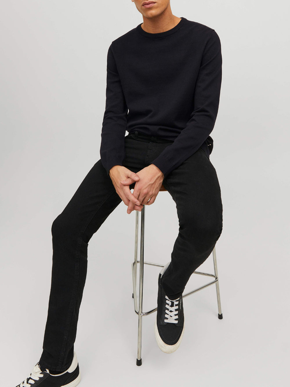 JACK&JONES Maglione Uomo - Nero modello 12137190