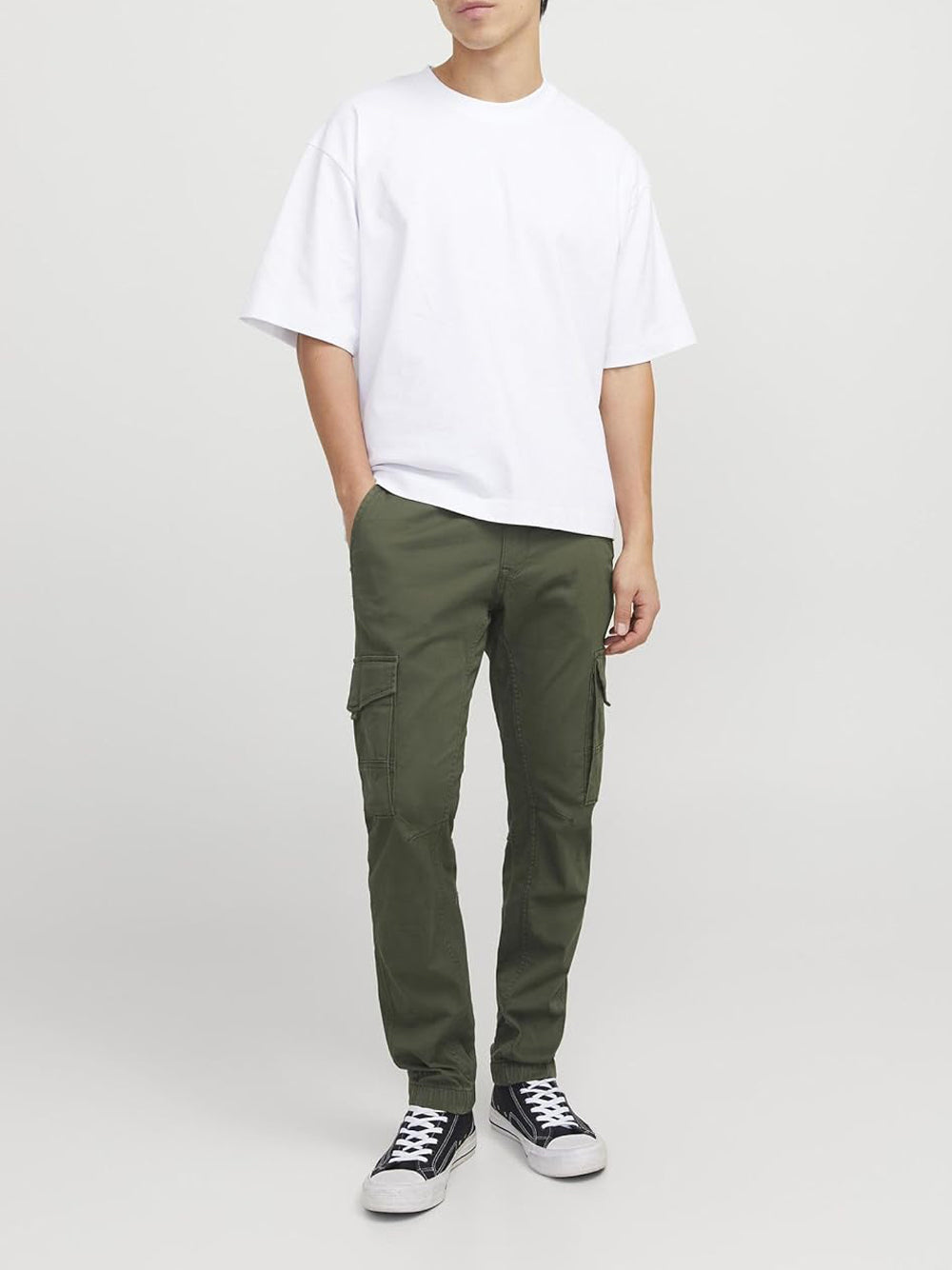 JACK&JONES Pantalone Cargo Uomo - Verde modello 12141844