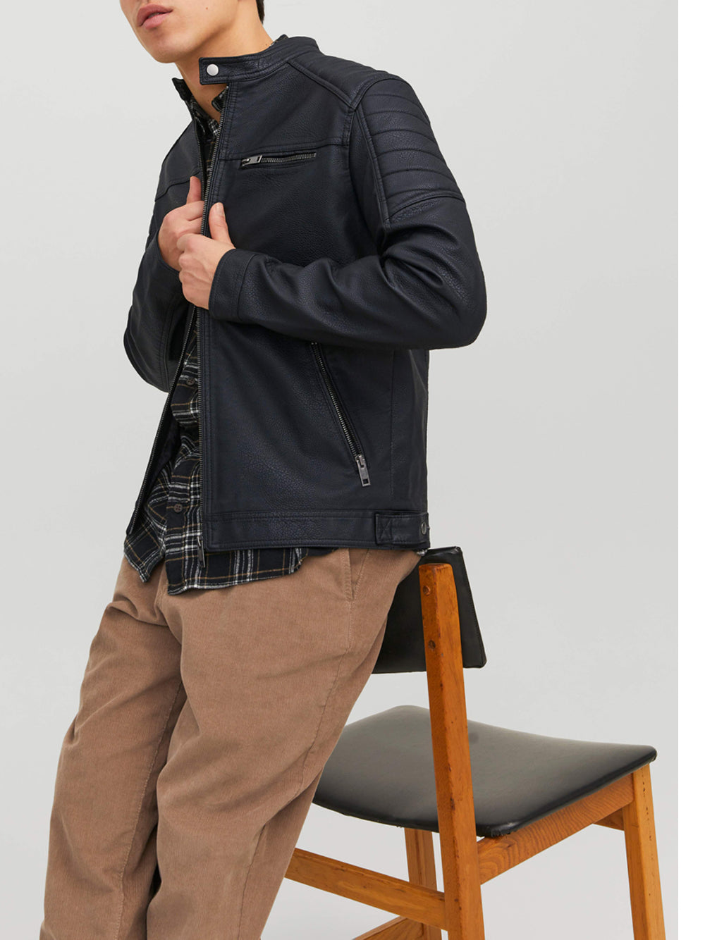 JACK&JONES Giubbino Uomo - Nero modello 12147218