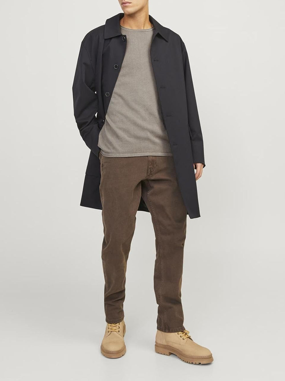 JACK&JONES Maglione Uomo - Grigio modello 12174001
