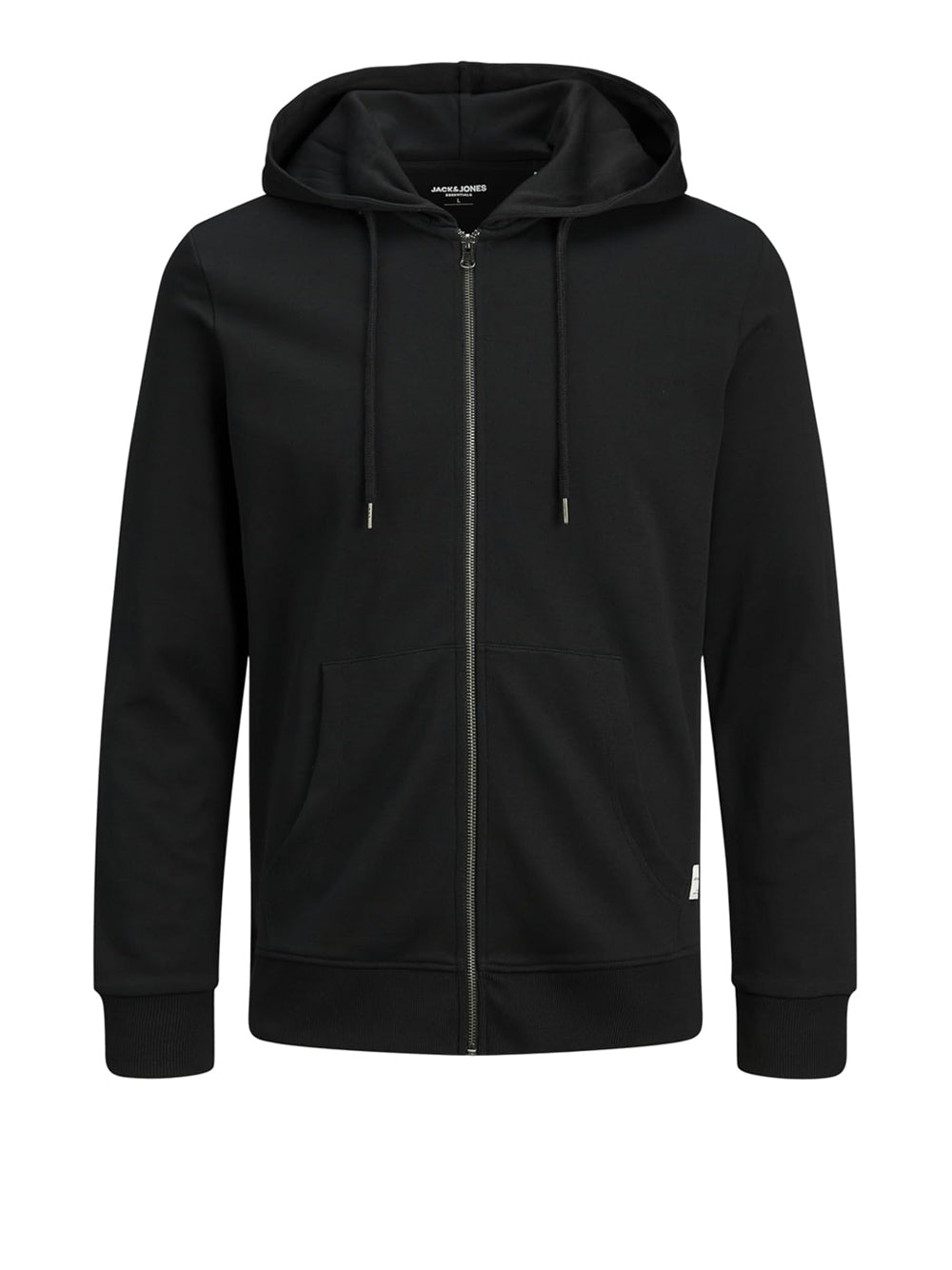 JACK&JONES Felpa con zip Uomo - Nero modello 12181901