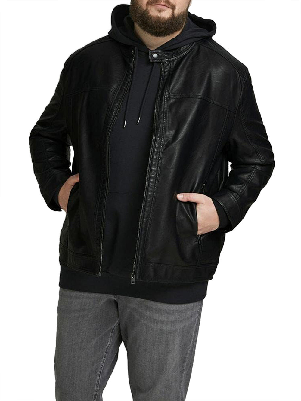 JACK&JONES Giubbino Uomo - Nero modello 12182461