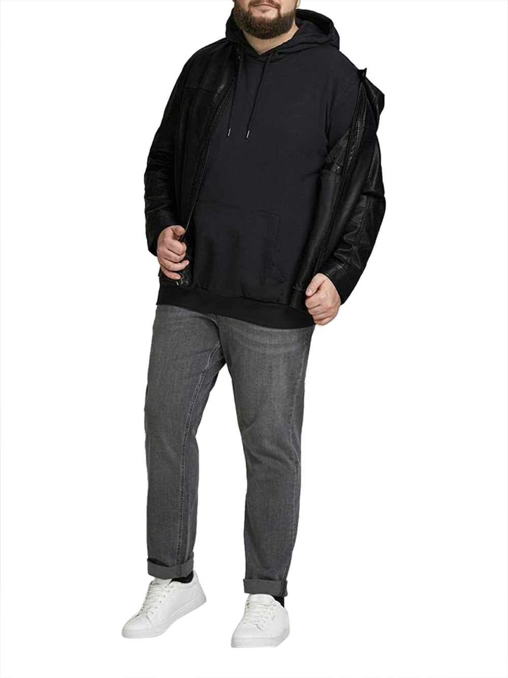 JACK&JONES Giubbino Uomo - Nero modello 12182461