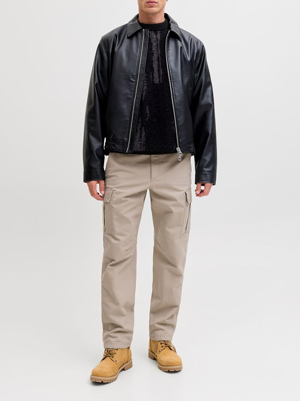 JACK&JONES Pantalone Cargo Uomo - Grigio modello 12258150