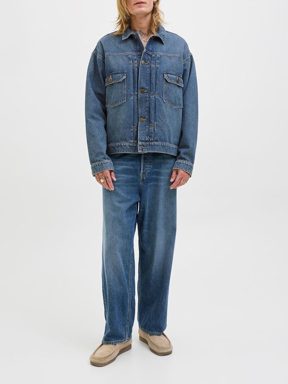 JACK&JONES Giubbino Uomo - Jeans modello 12283761