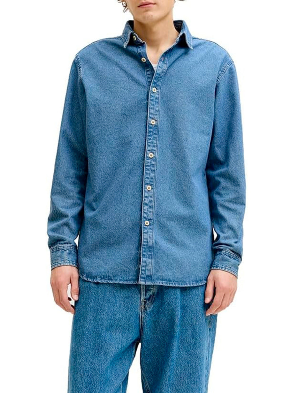 JACK&JONES Camicia Uomo - Jeans modello 12289227