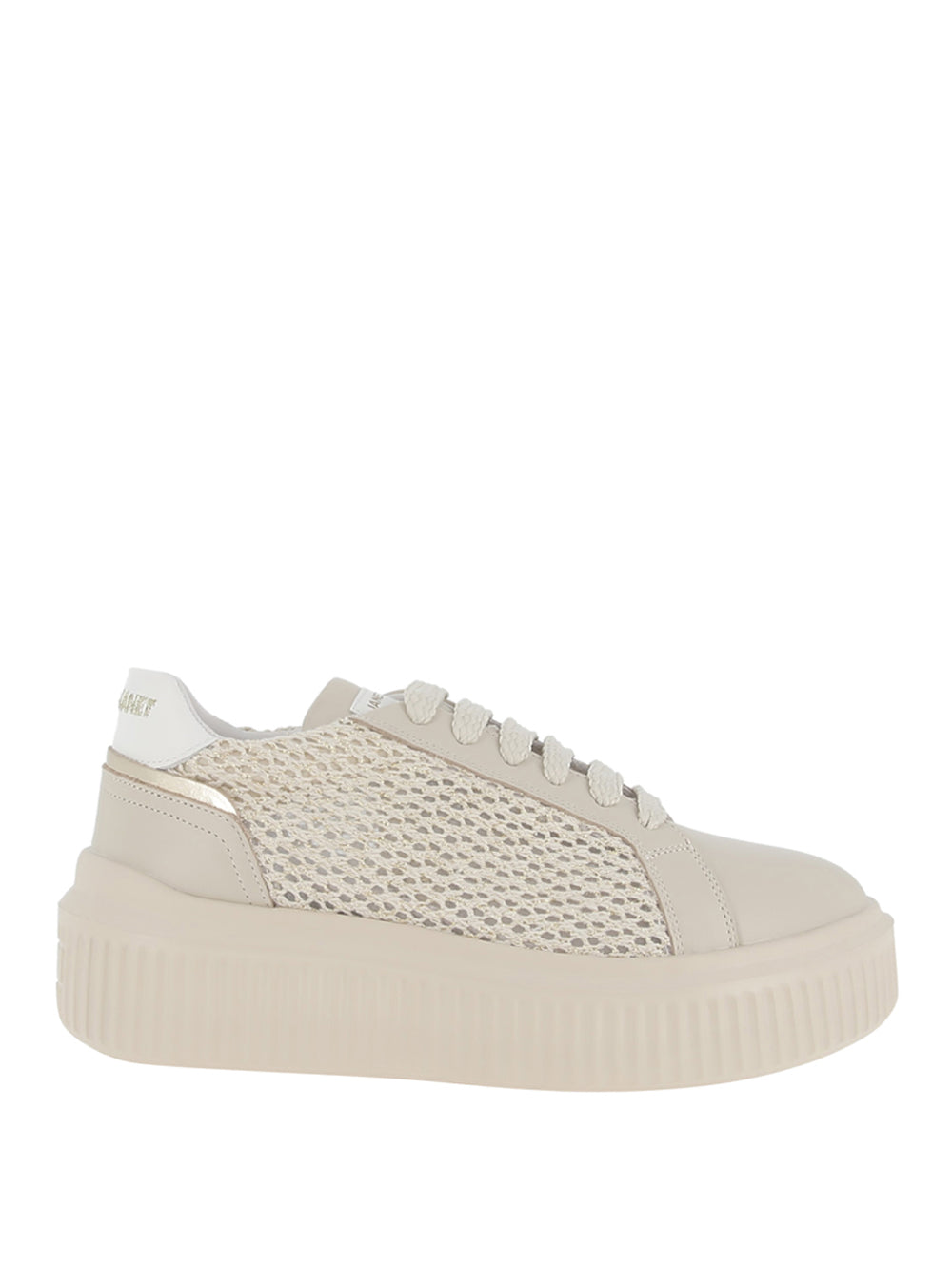 JANET&JANET Sneakers platform Donna - Beige modello J-574