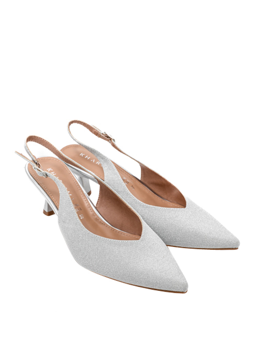 KHARISMA Decollete sling back Donna - Argento modello 2102