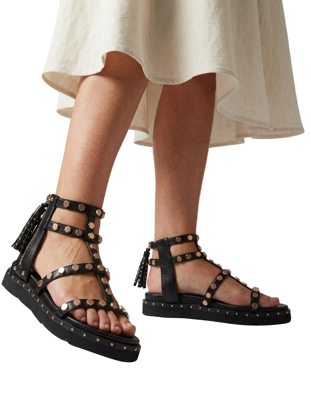 KHARISMA Sandali con borchie Donna - Nero modello 2372