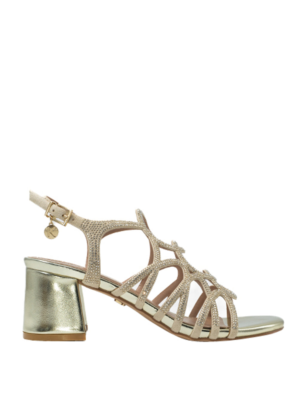 KHARISMA Sandali con tacco Donna - Platino modello 2503