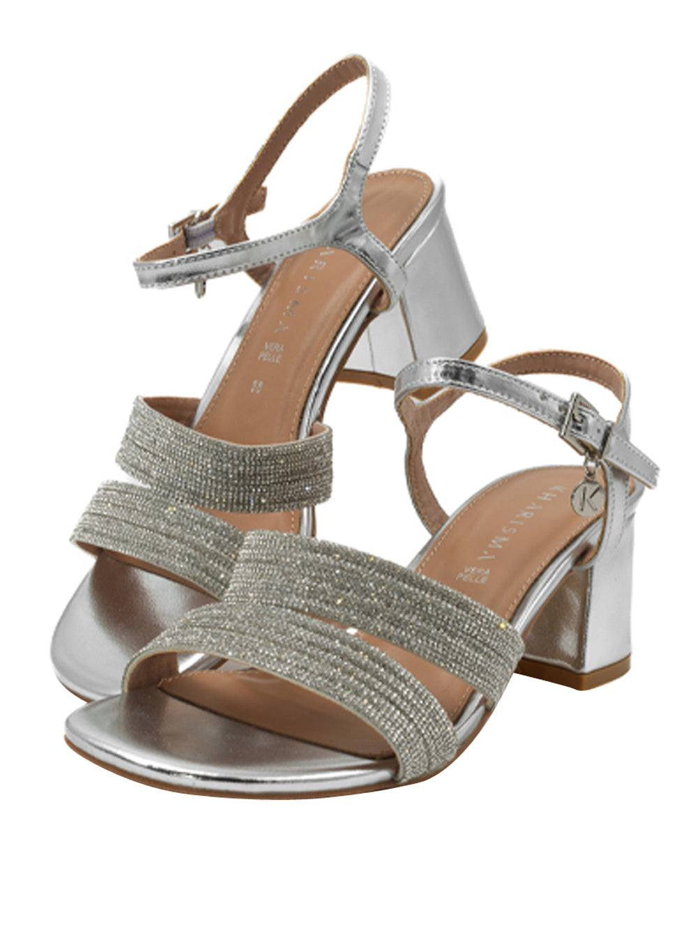 KHARISMA Sandali con tacco Donna - Argento modello 2511