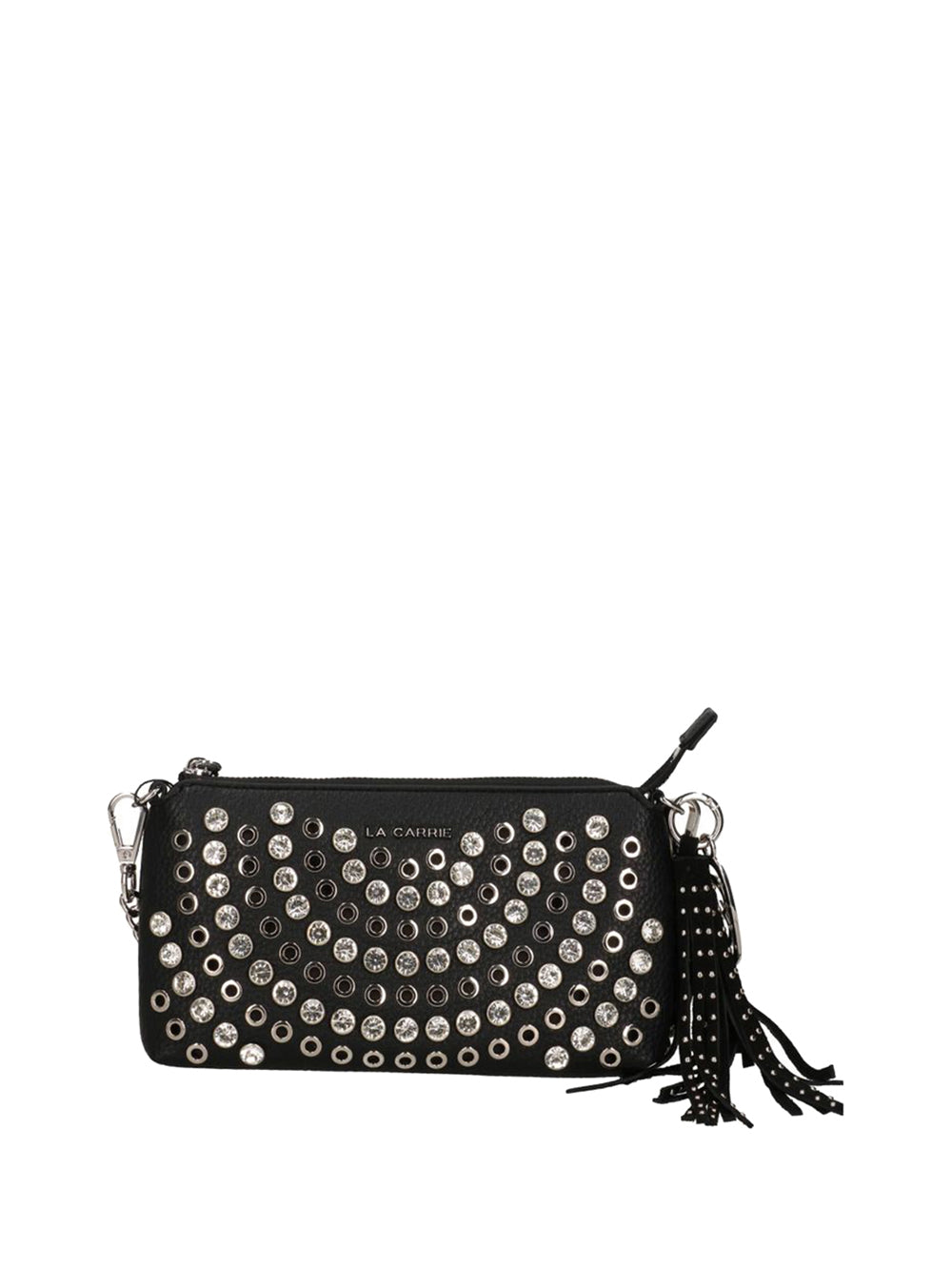 LA CARRIE Borsa Pochette con borchie Donna - Nero modello 161MAA103TBS