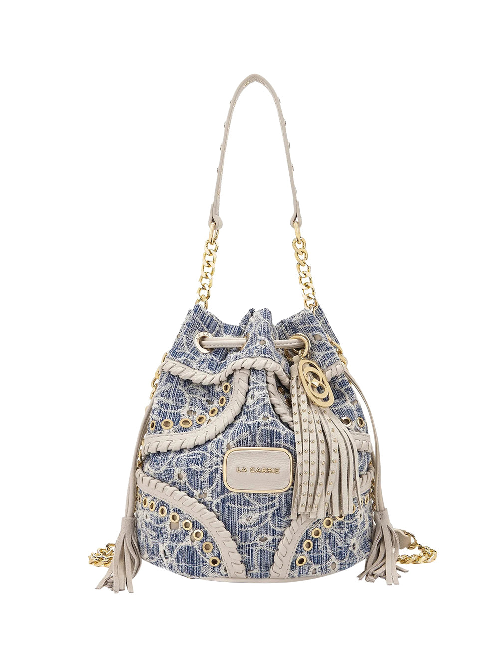 LA CARRIE Borsa a Secchiello Donna - Blu modello 161MEB181CAS