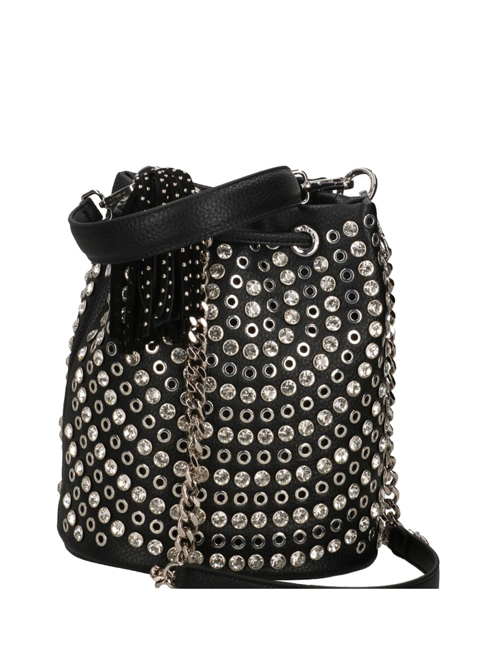 LA CARRIE Borsa a Secchiello con borchie Donna - Nero modello 161MEM208TBS