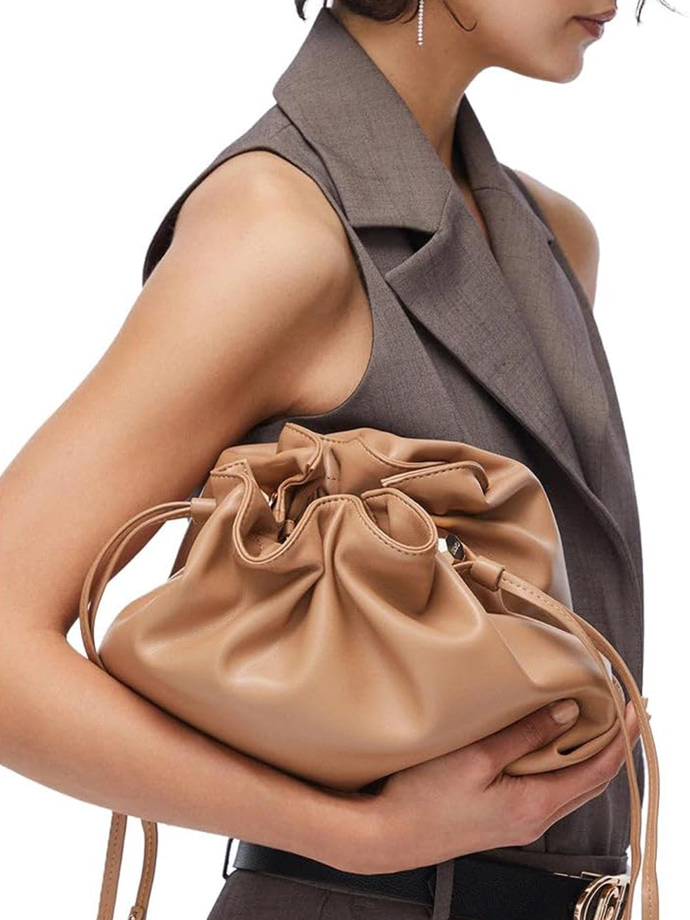 LIU.JO Borsa a Secchiello Donna - Cuoio modello AA6096E0958