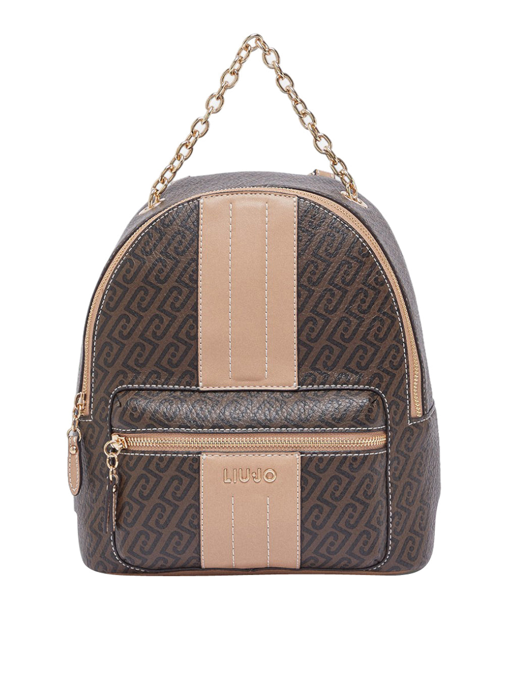 LIU.JO Borsa a Zainetto logato Donna - Crema modello AA6113J3865