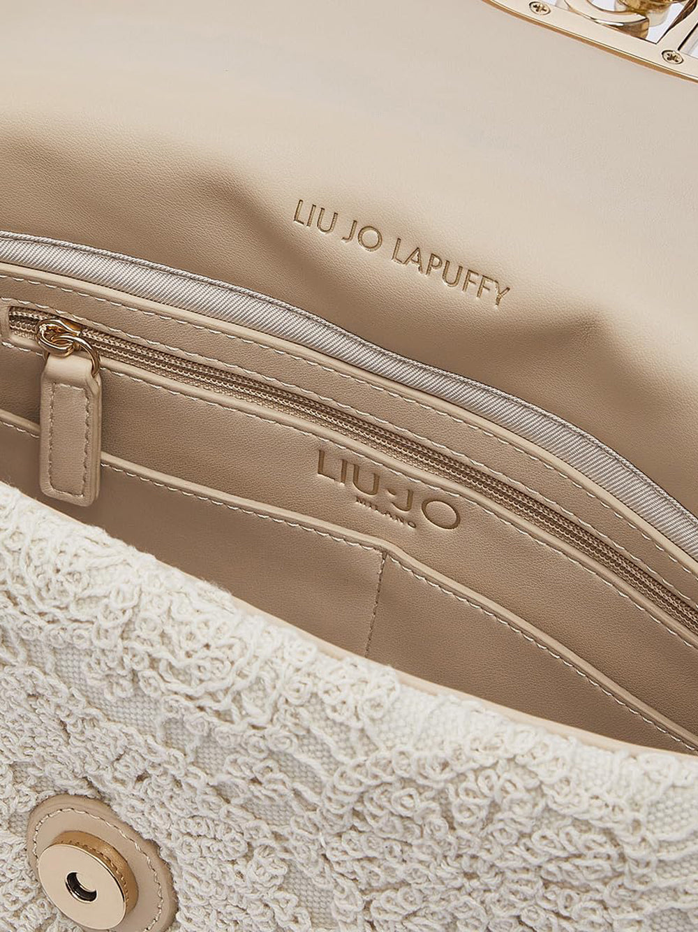 LIU.JO Borsa a Tracolla Donna - Crema modello AA6148J3865