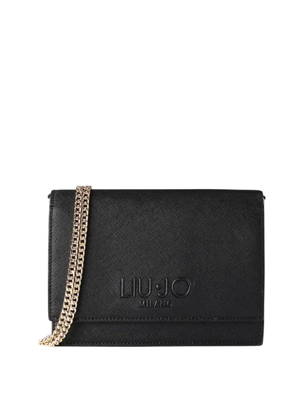 LIU.JO Borsa a Tracolla Saffiano Donna - Nero modello AA6195ES029