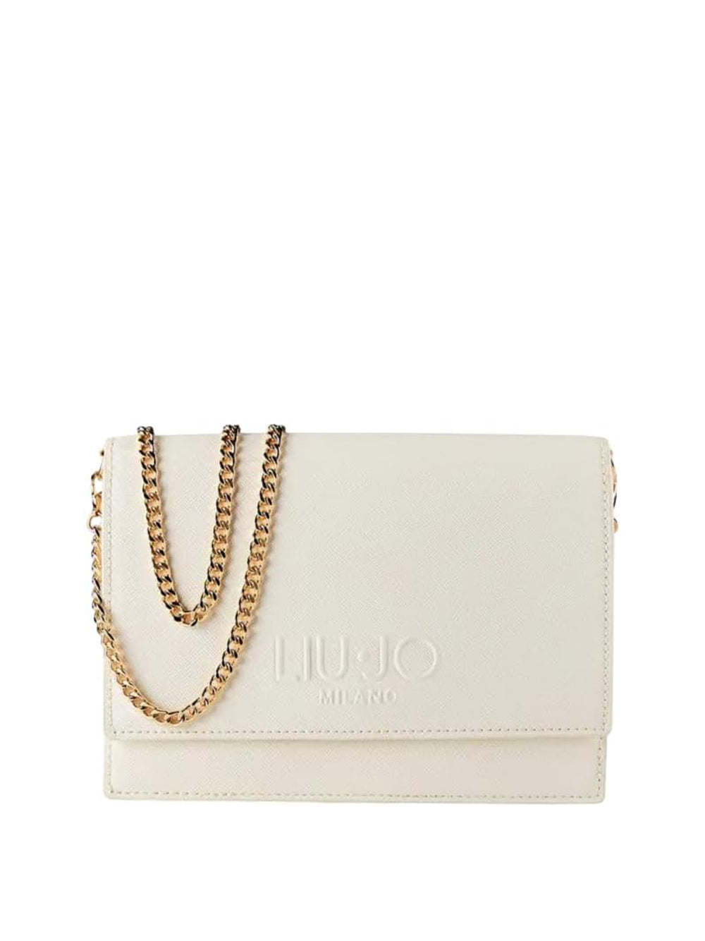 LIU.JO Borsa a Tracolla Saffiano Donna - Crema modello AA6195ES029