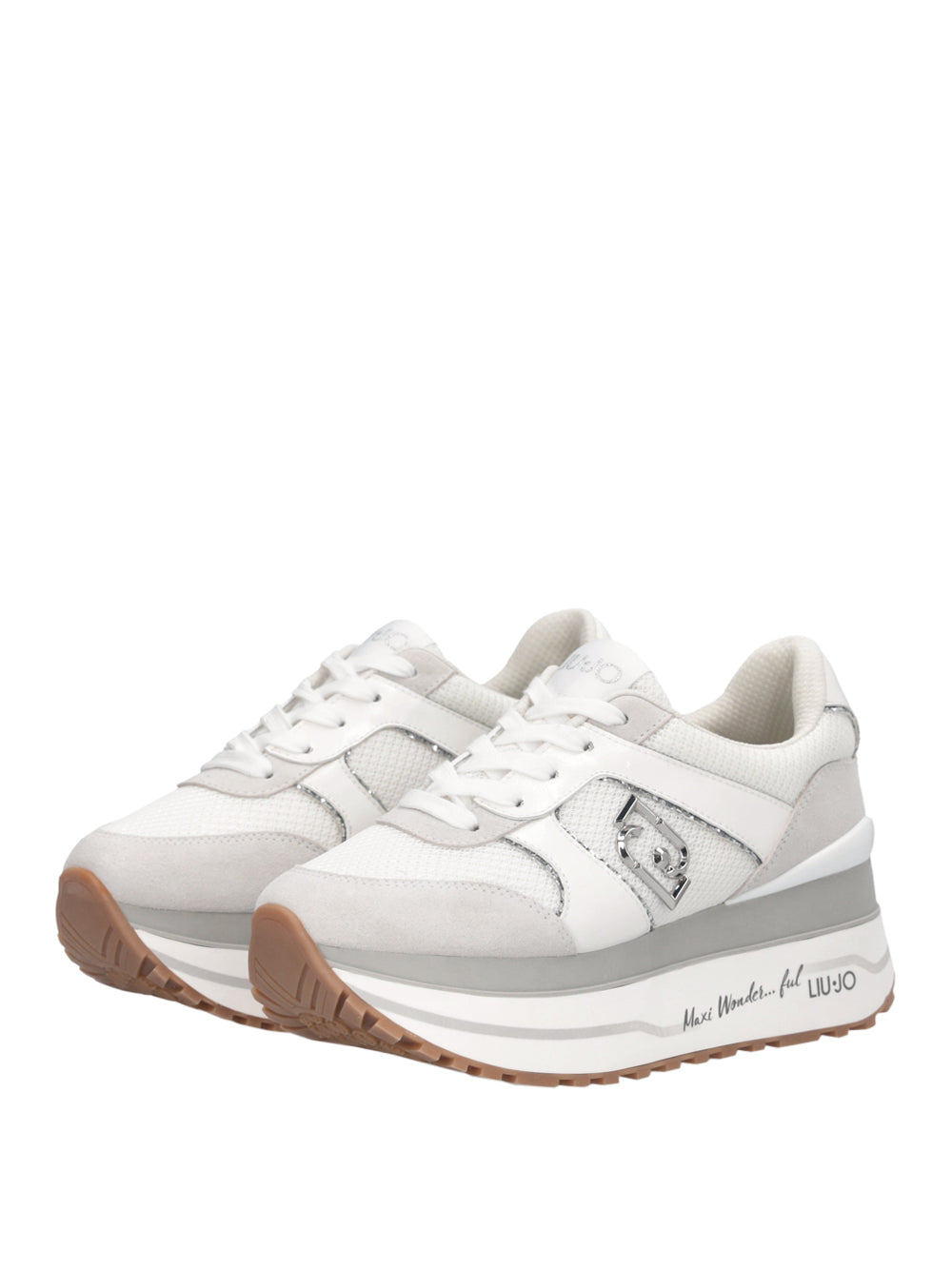 LIU.JO Sneakers platform Donna - Bianco modello BA6019PX8050