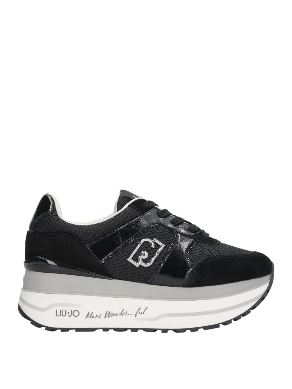 LIU.JO Sneakers platform Donna - Nero modello BA6019PX8052
