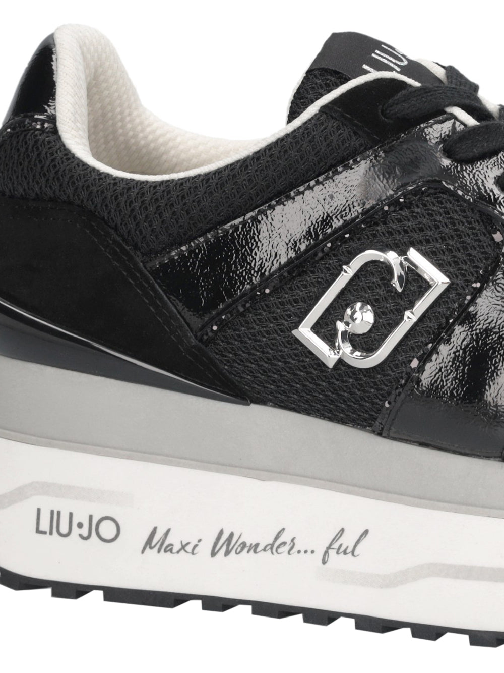 LIU.JO Sneakers platform Donna - Nero modello BA6019PX8052