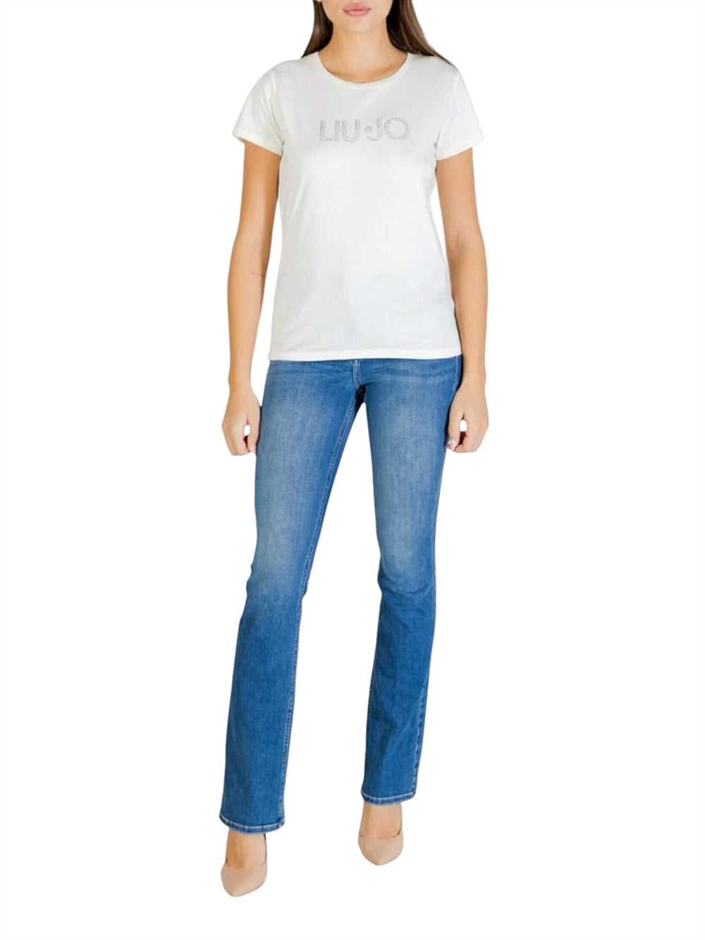 LIU.JO T-shirt Donna - Bianco modello TA6056JS923