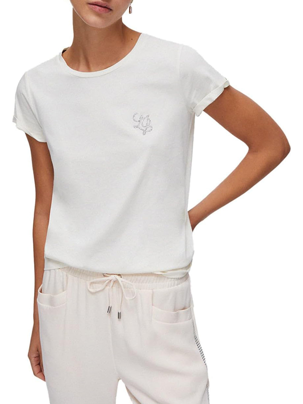 LIU.JO T-shirt Donna - Bianco modello TA6056JS923