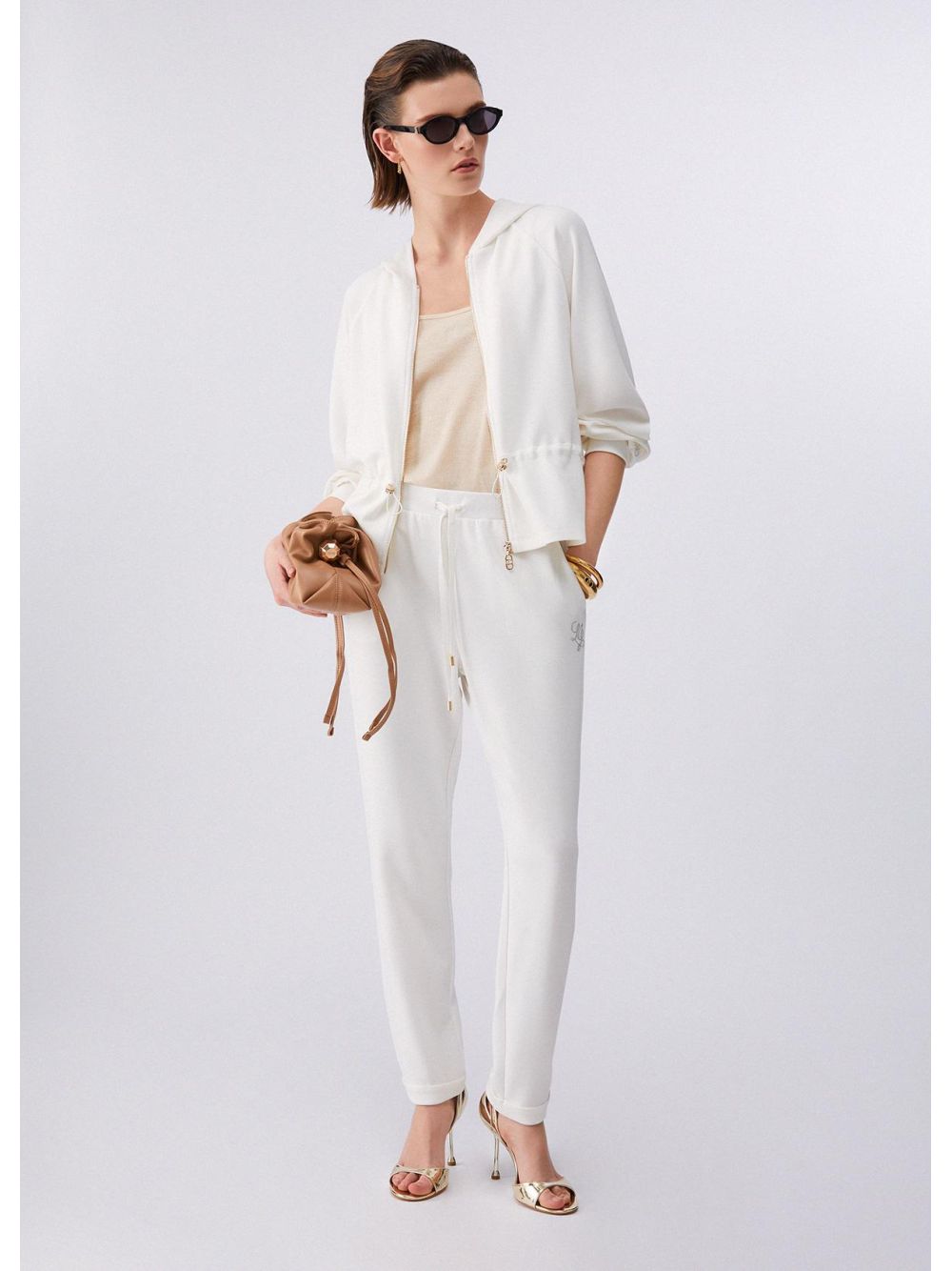 LIU.JO Pantalone Donna - Bianco modello TA6081JS869