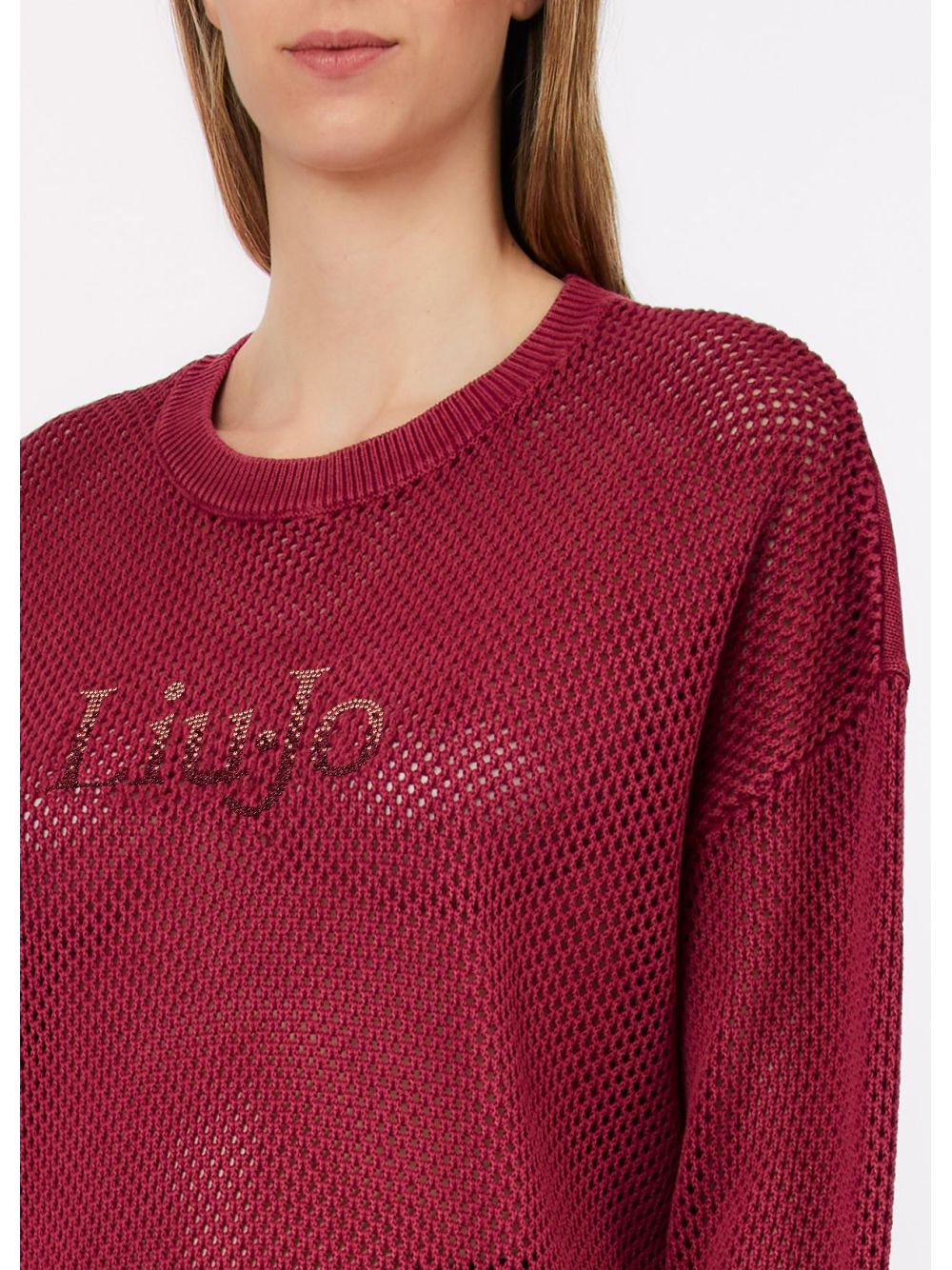 LIU.JO Maglia Donna - Rosso modello TA6111MS71G
