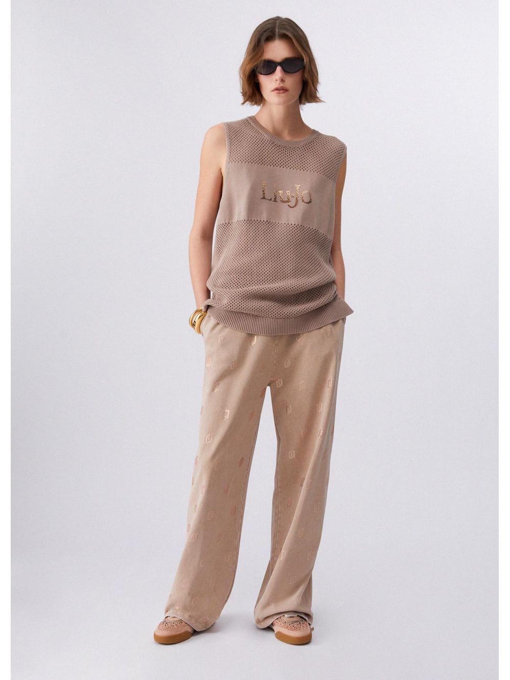 LIU.JO Maglia Donna - Naturale modello TA6112MS71G