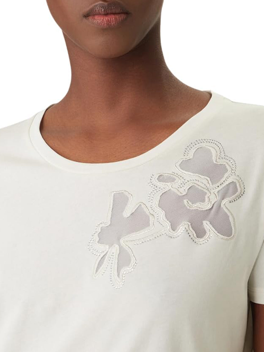 LIU.JO T-shirt Donna - Bianco modello TA6155JS923