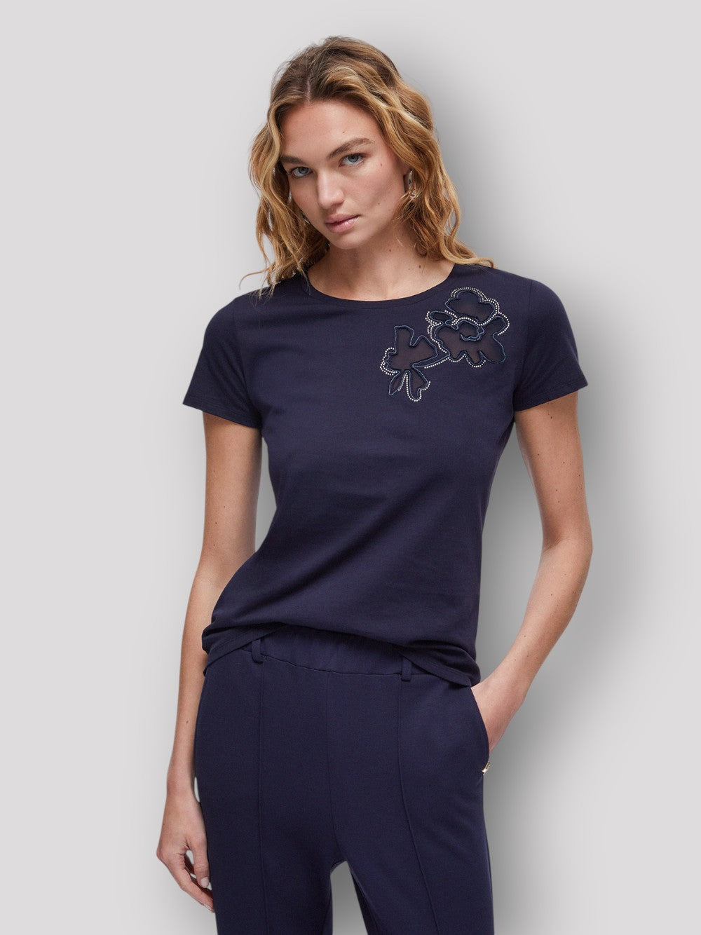 LIU.JO T-shirt Donna - Blu modello TA6155JS923
