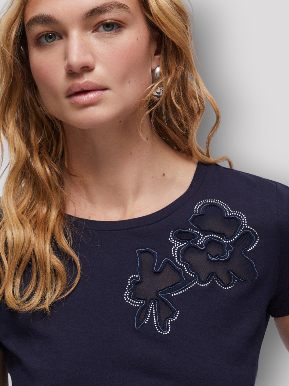 LIU.JO T-shirt Donna - Blu modello TA6155JS923