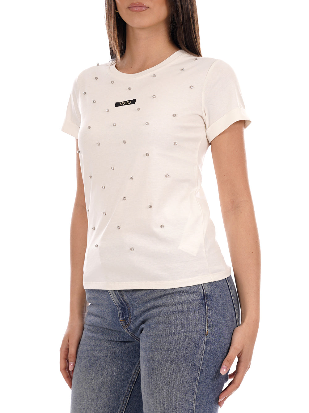 LIU.JO T-shirt Donna - Bianco modello TA6157JS923