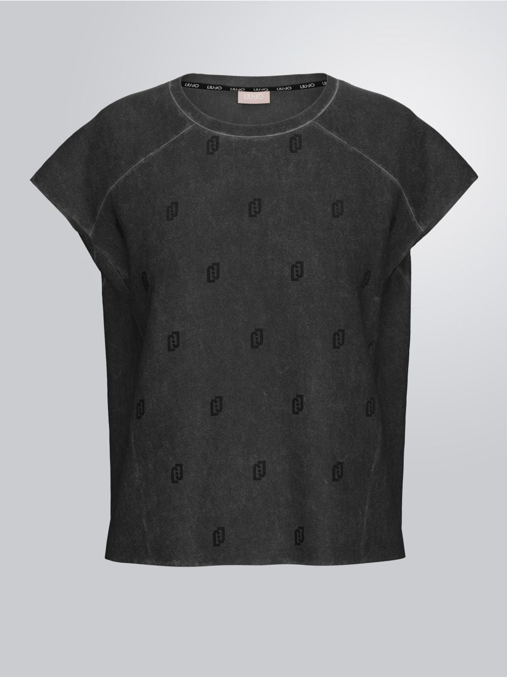 LIU.JO T-shirt Donna - Nero modello TA6168JS923