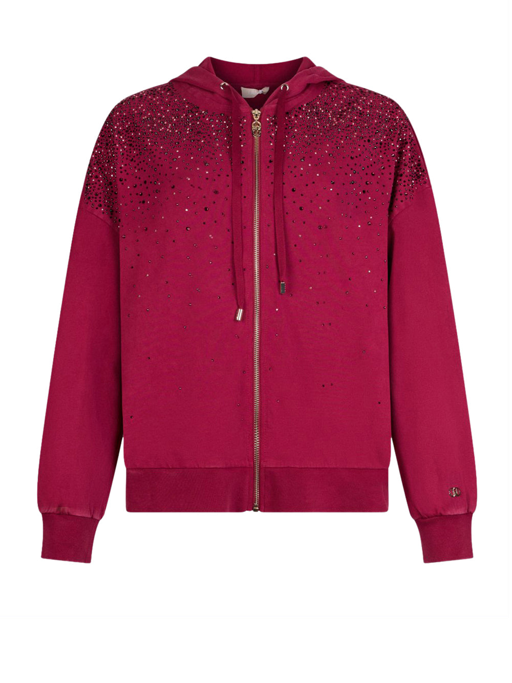 LIU.JO Felpa con zip Donna - Rosso modello TA6196JS008