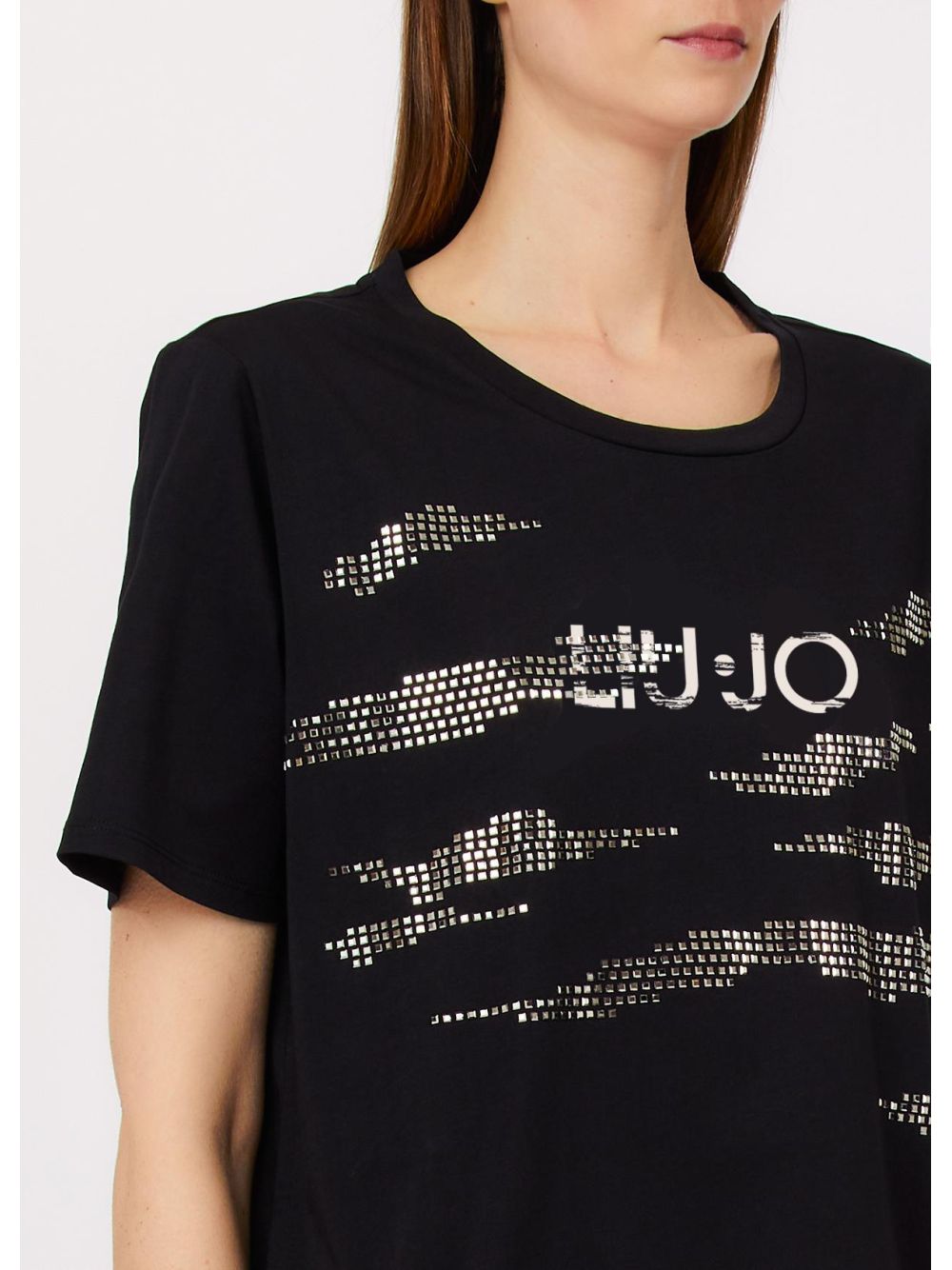 LIU.JO T-shirt Donna - Nero modello TA6265JS923